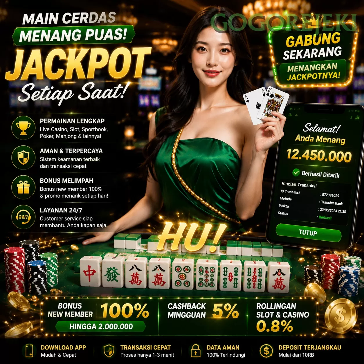 Cara Mendaftar dan Verifikasi Akun di gogorejeki